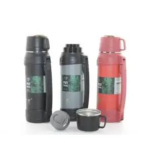 AsilTech Paslanmaz Çelik Çift Katmanlı Termos 1.2 Lt Model 1