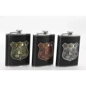 AsilTech Paslanmaz Çelik İstanbul Yöresel Matara Model 1