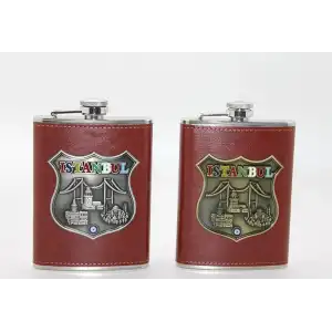 AsilTech Paslanmaz Çelik İstanbul Yöresel Matara Model 2