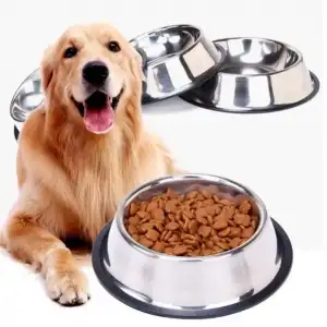 AsilTech Paslanmaz Çelik Metal Mama Kabı 15 cm.