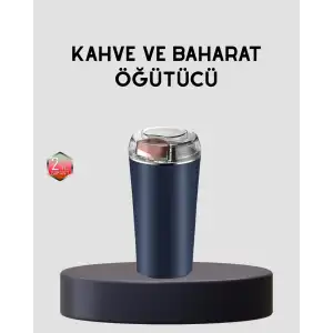 AsilTech Paslanmaz Çelik Otomatik Öğütücü Kolay Temizlenebilir Yedek Bıçaklı