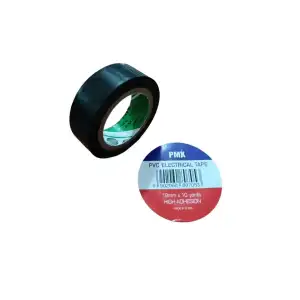 AsilTech Pmx İzole Bant Elektrik Kablo Bantı 19mm x 10m Siyah
