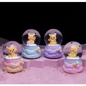 AsilTech Pokemon Işıklı Kar Küresi 7 Cm