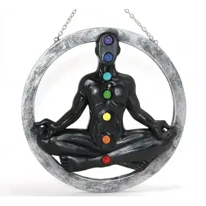 AsilTech Polyester Duvara Asmalı 7 Chakra Pano