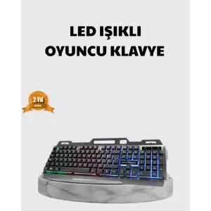 AsilTech Profesyonel Oyuncu Klavye Mouse Seti – RGB Işıklı, Türkçe Q, DPI Ayarlı, Dayanıklı Gövde