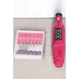AsilTech Protez Tırnak Manikür ve Pedikür Seti Elektrikli