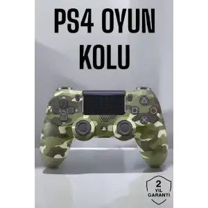 AsilTech PS4 Oyun Kolu Kamuflaj Desenli Joystick