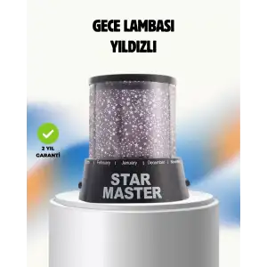 AsilTech Renk Değiştirmeli LED Yıldız Projektör Parti ve Gece Lambası