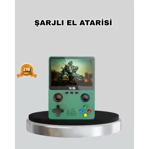 AsilTech Retro Taşınabilir Konsol 3.5 IPS Ekran Ergonomik Çift LR Kontrollü