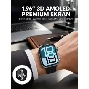 AsilTech RS12 PRO+ 2025 Serisi Özel Üretim Full Ekranlı Akıllı Saat – Nabız ve Uyku Takibi, Bluetooth Arama, Garantili, Güçlü Batarya