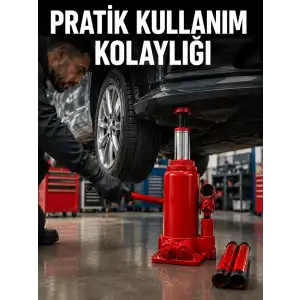 AsilTech Sağlam Taban Yapılı Güvenilir Hidrolik Şişe Kriko