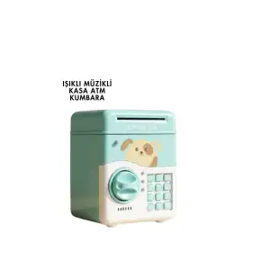 AsilTech SAM51 MÜZİKLİ IŞIKLI KUMBARA SU YEŞİLİ