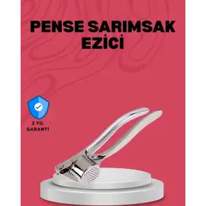AsilTech Sarımsak Ezici Kolay Kullanım ve Dayanıklı Gövde