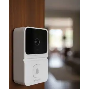 AsilTech Şarjlı Akıllı Kapı Zili 85° Geniş Açı Mobil Bildirimli