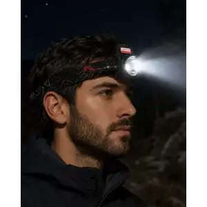 AsilTech Şarjlı Sensörlü LED Kafa Lambası Zoom Özellikli Güçlü Aydınlatma