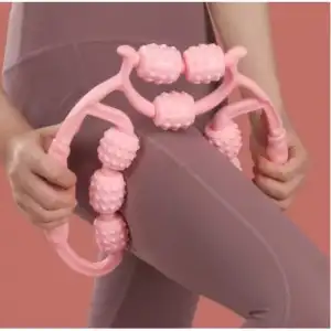 AsilTech Selülit Masaj Aleti 9 Tekerlekli Lenf Drenaj Rulosu