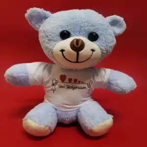AsilTech Seni Seviyorum Tişörtlü Peluş Ayıcık