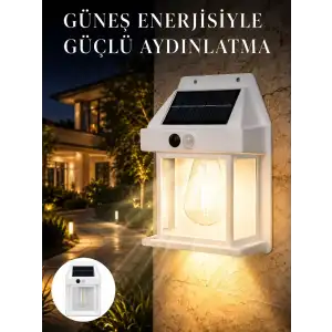 AsilTech Sensörlü Solar Led Dış Duvar Aydınlatma Yeni Nesil