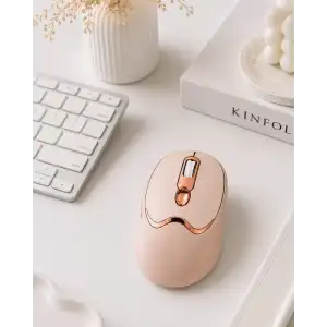 AsilTech Sessiz Tıklama Özellikli Şarjlı Kablosuz Mouse Çoklu Cihaz Uyumlu
