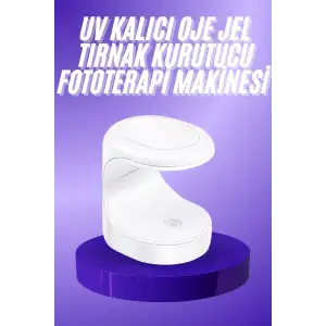 AsilTech Seyehat Tipi Mini Oje Kurutucu Ultraviole Mor Işık Protez Tırnak Kurutucu