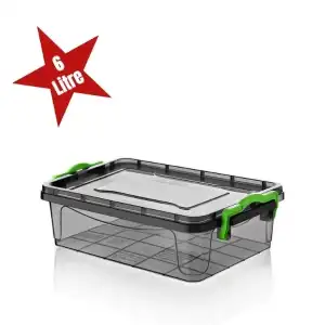 AsilTech Sığ Saklama Kutusu 6 Litre