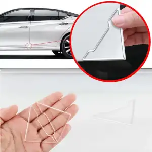 AsilTech Silikon Araba Kapı Köşe Koruyucu 2li Şeffaf