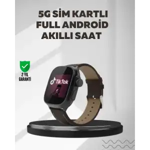 AsilTech SIM Kartlı Akıllı Saat GPS WiFi Bluetooth Destekli