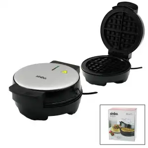 AsilTech Sinbo Belçika Waffle Makinesi - 4 Waffle Kapasiteli - Yapışmaz Plaka