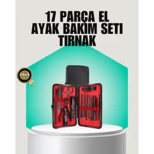 AsilTech Siyah Kaymaz Teknolojili El ve Ayak Bakım Seti
