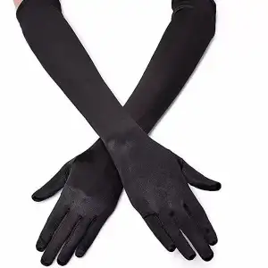 AsilTech Siyah Uzun Gösteri Eldiveni