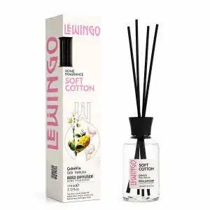 AsilTech Soft Cotton Bambu Çubuklu Oda Kokusu - 110 ml - Cam Şişe 