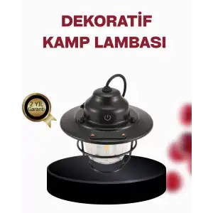 AsilTech Su Geçirmez Taşınabilir Çadır Gece Lambası