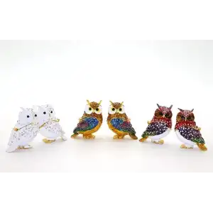 AsilTech Swarovski 2li Baykuş Model 1