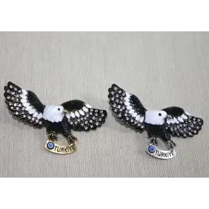 AsilTech Swarovski Taşlı Kartal Figürlü Magnet
