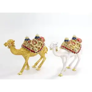 AsilTech Swarovski Taşlı Tekli Deve Figürü Model 8