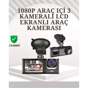 AsilTech TA-01 1080P Ön 720P Arka ve İç Kamera Sistemli DVR