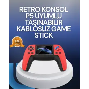 AsilTech Tak Çalıştır Mini Retro GamePad | 520 Klasik Oyun