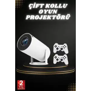 AsilTech Taşınabilir Android Projeksiyon Ayaklı Çift Kollu 4K Çözünürlüklü Sinema Projeksiyonu
