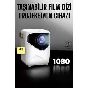 AsilTech Taşınabilir Android Projeksiyon Wifi Destekli 4K Multimedia Tabanlı Ev Ve Ofis Tipi
