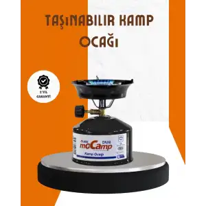 AsilTech Taşınabilir Metal Gövdeli Kamp Ocağı Seti