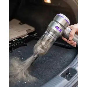 AsilTech Taşınabilir Mini Süpürge Güçlü Çekim ve Kolay Kullanım