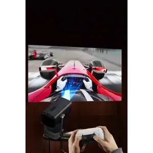 AsilTech Taşınabilir Sinema Oyun Projektörü Akıllı Projeksiyon Android 11