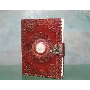 AsilTech Taşlı Deri Defter Model 11