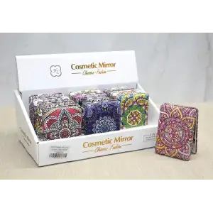 AsilTech Taşlı El Aynası Dikdörtgen Kalın Model 1