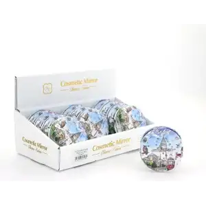 AsilTech Taşlı İstanbul Tasarımı El Aynası Kalın Model 5