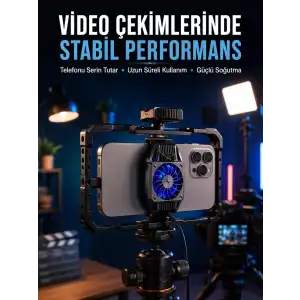 AsilTech Telefon Soğutucu Fan Uzun Süreli Kullanım