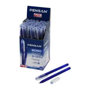 AsilTech Tükenmez Kalem - Mavi Renk - 1.0 mm Medium Uç