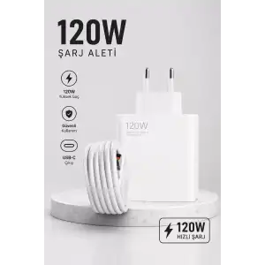 AsilTech Turbo Hızlı Şarj Destekli 120W USB-C Şarj Seti