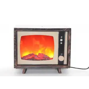 AsilTech TV Tasarımlı Ledli Şömine Lamba