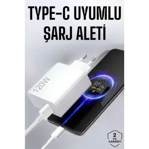 AsilTech Type-C 120W Şarj Aleti Hızlı Şarj Turbo